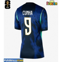 Brasilien Matheus Cunha #9 Auswärtstrikot Frauen WM 2026 Kurzarm